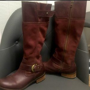 Timberland leather brown boots